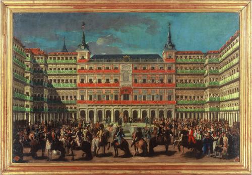 Proclamación de Carlos III en la plaza Mayor