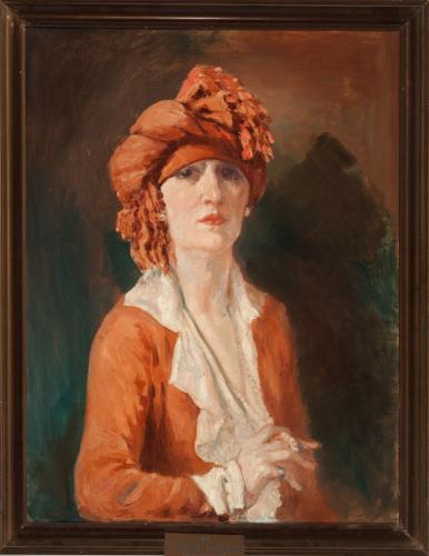 Retrato de señora con turbante