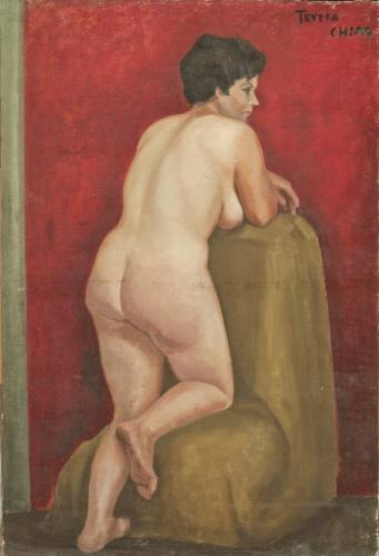 Desnudo femenino de espaldas