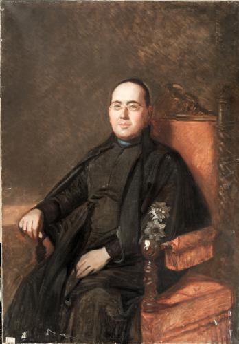 Retrato de clérigo sentado