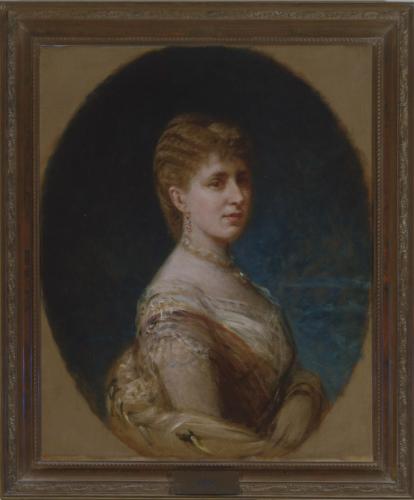 Retrato de S.M. la Reina María Cristina de Habsburgo