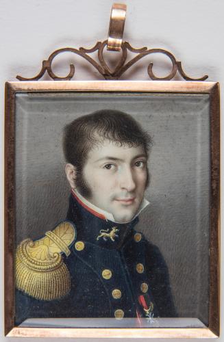 Retrato de militar (miniatura)