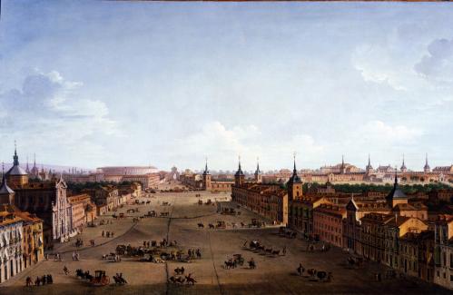 Vista de la calle de Alcalá de Madrid