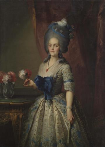 Retrato de María Luisa de Parma como princesa de Asturias