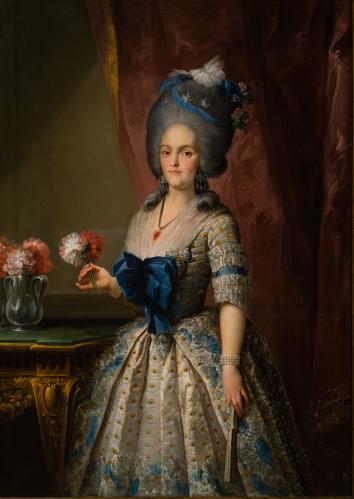 Retrato de María Luisa de Parma como princesa de Asturias