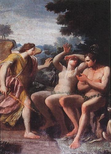 Adán y Eva arrojados del paraíso