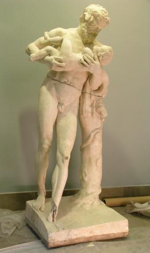 Sileno con Dionisos Niño