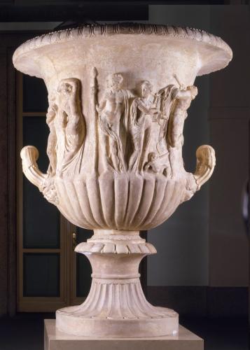 Vaso Borghese / Medici (el pedestal y las asas)