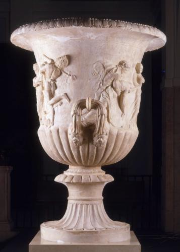 Vaso Borghese / Medici (el pedestal y las asas)