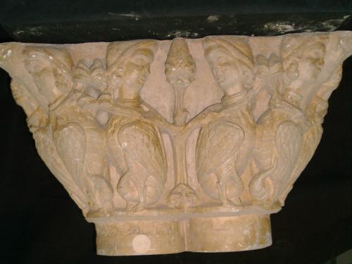 Capitel románico. Monasterio de Silos